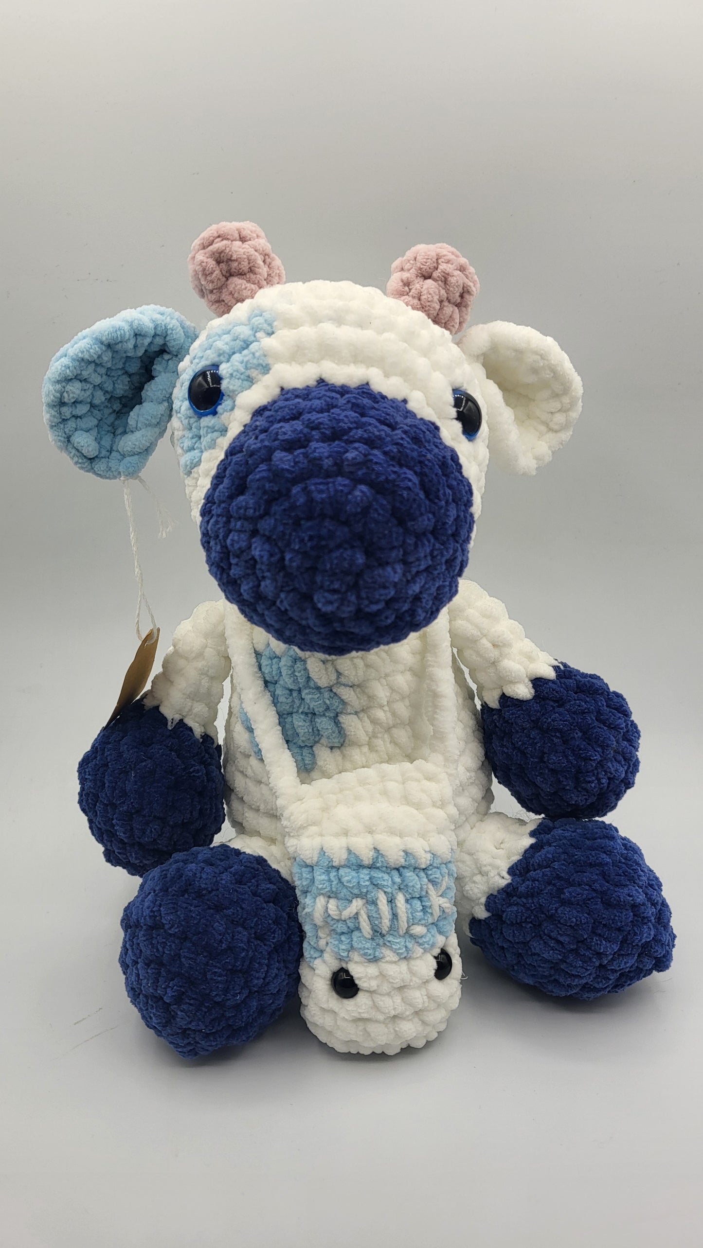 Hand Crocheted Cow