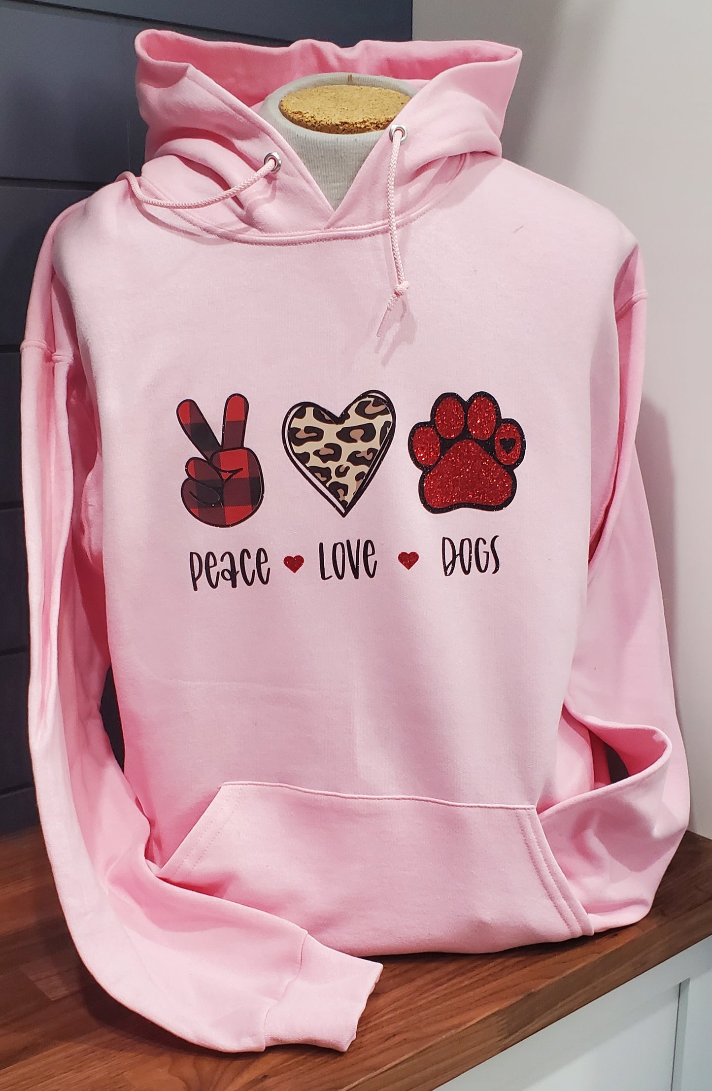 Peace Love Dog Hoodie